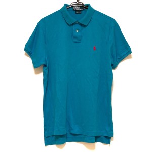 ポロラルフローレン POLObyRalphLauren 半袖ポロシャツ サイズM メンズ - ライトブルー【中古】20221008