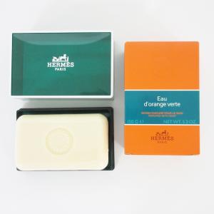 HERMES　オードランジュヴェルト　ソープセット　PM エルメス オードランジュ ヴェルト ソープ 3個入りセット EOV3