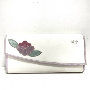 限定数のみ！ 希少 LULU GUINNESS ルルギネス 長財布 パステルブルー