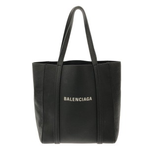 バレンシアガ BALENCIAGA ハンドバッグ レディース エブリデイトートXXS 551815 黒 レザー【中古】20240601