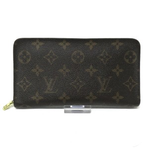 ルイヴィトン LOUIS VUITTON 長財布 モノグラム レディース ポルト モネ・ジップ M61727【中古】20240422