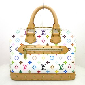 ルイヴィトン LOUIS VUITTON ハンドバッグ モノグラムマルチカラー レディース アルマ M92647 ブロン 合皮・レザー【中古】20240327