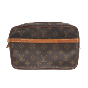 Review: Louis Vuitton Clutch Monogram Compiegne 23 with PVC bag