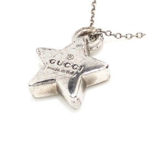 グッチ GUCCI ネックレス レディース - シルバー スター/社外チェーン【中古】20240425