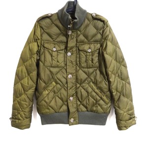 ラルフローレン RalphLauren ダウンジャケット サイズ9 レディース - カーキ 長袖/キルティング/冬【中古】20231011