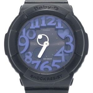 カシオ CASIO 腕時計 Baby-G BGA-134 レディース 黒×パープル【中古】20240608