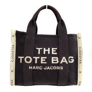 マークジェイコブス MARC JACOBS トートバッグ レディース ザ ミニ トラベラー トート バッグ M0017025 黒×アイボリー【中古】20240508