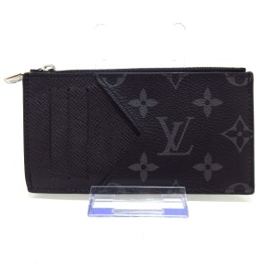 ルイヴィトン LOUIS VUITTON コインケース タイガラマ レディース 美品 コインカードホルダー M30271 ノワール【中古】20240430