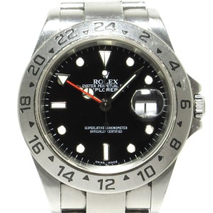 ロレックス ROLEX 腕時計 エクスプローラー2 16570T メンズ SS/12コマ 黒【中古】20240502