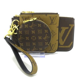 ルイヴィトン LOUIS VUITTON ポーチ モノグラムリバース レディース 美品 ポシェットトリオ M68756 -【中古】20240514