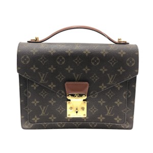 ルイヴィトン LOUIS VUITTON ハンドバッグ モノグラム レディース モンソー M51185 モノグラム・キャンバス【中古】20230902