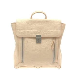 スリーワンフィリップリム 3.1 Phillip lim リュックサック レディース パシュリバックパック ベージュ レザー【中古】20230829