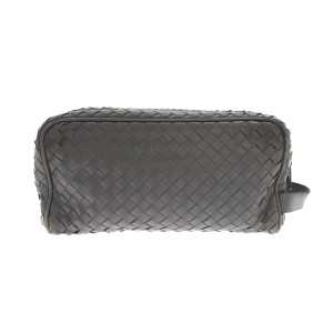 ボッテガヴェネタ BOTTEGA VENETA セカンドバッグ レディース イントレチャート B00148190D ブラウン レザー【中古】20230816