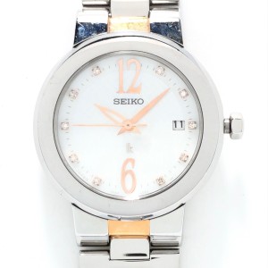 セイコー SEIKO 腕時計 LUKIA(ルキア) 7N82-0CN0 レディース シェル文字盤 ホワイトシェル【中古】20240305