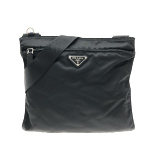 プラダ PRADA ショルダーバッグ レディース - 1BH978 黒 ナイロン【中古】20230905