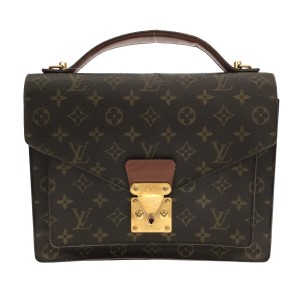 ルイヴィトン LOUIS VUITTON ハンドバッグ モノグラム レディース モンソー M51185 モノグラム・キャンバス【中古】20230829