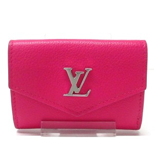 ルイヴィトン LOUIS VUITTON 3つ折り財布 ロックミー レディース 美品 ポルトフォイユロックミニ M81886 ローズマイアミ【中古】20230925