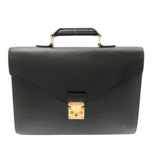 ルイヴィトン LOUIS VUITTON ビジネスバッグ エピ レディース セルヴィエット・コンセイエ M54422 ノワール レザー【中古】20231006