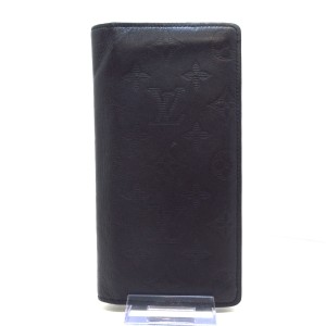 ルイヴィトン LOUIS VUITTON 長財布 モノグラム・シャドウ レディース ポルトフォイユブラザ M68223 カーキ【中古】20231119