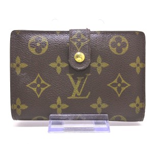 ルイヴィトン LOUIS VUITTON 2つ折り財布 モノグラム レディース ポルト モネ・ビエ ヴィエノワ M61663【中古】20231030