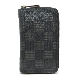 ルイヴィトン LOUIS VUITTON コインケース ダミエグラフィット レディース 美品 ジッピーコインパース N63076【中古】20231110