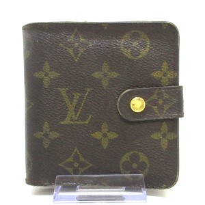 ルイヴィトン LOUIS VUITTON 2つ折り財布 モノグラム レディース コンパクト・ジップ M61667 モノグラム･キャンバス【中古】20231009