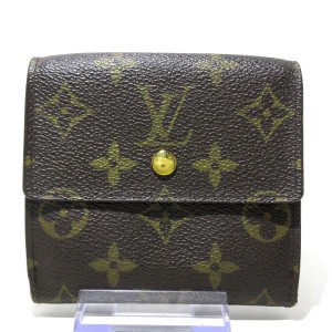 ルイヴィトン LOUIS VUITTON Wホック財布 モノグラム レディース ポルト モネ・ビエ カルト クレディ M61652【中古】20231008