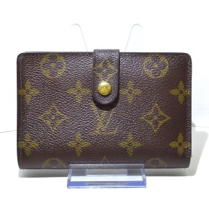 ルイヴィトン LOUIS VUITTON 2つ折り財布 モノグラム レディース ポルト モネ・ビエ ヴィエノワ M61663【中古】20231210