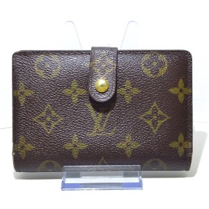 ルイヴィトン LOUIS VUITTON 2つ折り財布 モノグラム レディース ポルト モネ・ビエ ヴィエノワ M61663【中古】20231210