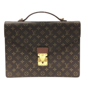 ルイヴィトン LOUIS VUITTON ビジネスバッグ モノグラム レディース ポルト ドキュマン・バンドリエール M53338【中古】20231123