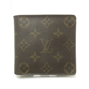 ルイヴィトン LOUIS VUITTON 2つ折り財布 モノグラム レディース ポルト ビエ・カルト クレディ モネ M61665【中古】20231112