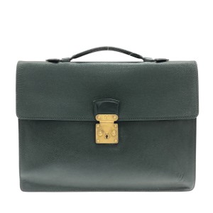 ルイヴィトン LOUIS VUITTON ビジネスバッグ タイガ レディース セルヴィエットクラド M30074 エピセア レザー【中古】20231008