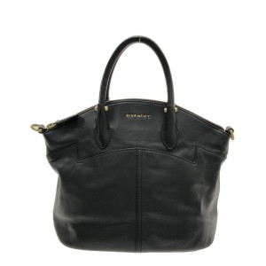 ジバンシー GIVENCHY ハンドバッグ レディース 美品 - 黒 レザー【中古】20231012