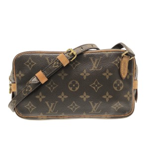 ルイヴィトン LOUIS VUITTON ショルダーバッグ モノグラム レディース ポシェットマルリーバンドリエール M51828 -【中古】20231011