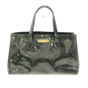 ルイヴィトン LOUIS VUITTON トートバッグ モノグラムヴェルニ レディース ウィルシャーPM M91451 ブルーアンフィニ【中古】20231005