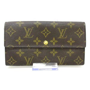 ルイヴィトン LOUIS VUITTON 長財布 モノグラム レディース ポシェット・ポルト モネ クレディ M61725【中古】20231010