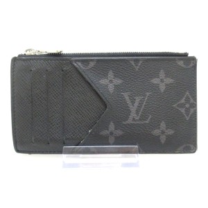 ルイヴィトン LOUIS VUITTON コインケース タイガラマ レディース コインカードホルダー M30271 ノワール【中古】20231010