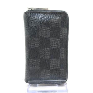 ルイヴィトン LOUIS VUITTON コインケース ダミエグラフィット レディース ジッピーコインパース N63076【中古】20231106