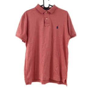 ポロラルフローレン POLObyRalphLauren 半袖ポロシャツ サイズM レディース - レッド【中古】20230907