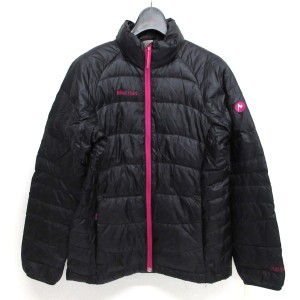 マーモット Marmot ダウンジャケット サイズL/L レディース 美品 黒 長袖/冬【中古】20240311