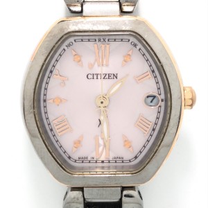 シチズン CITIZEN 腕時計 XC(クロスシー) H058-T019137 レディース エコドライブ/電波 ライトピンク【中古】20240416