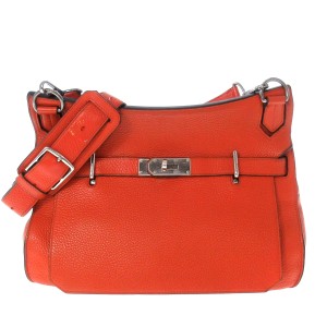 エルメス HERMES ショルダーバッグ レディース ジプシエール34 オレンジ シルバー金具 トリヨンクレマンス【中古】20240210