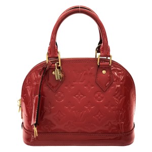 ルイヴィトン LOUIS VUITTON ハンドバッグ モノグラムヴェルニ レディース アルマBB M90174 スリーズ【中古】20240607