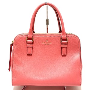 ケイトスペード Kate spade ハンドバッグ レディース PXRU7545 ピンク レザー【中古】20240522