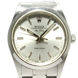 ロレックス ROLEX 腕時計 エアキング 14000M メンズ SS/13コマ(フルコマ) シルバー【中古】20240507