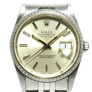 ロレックス ROLEX 腕時計 デイトジャスト 16220 メンズ SS/20コマ シルバー【中古】20240507