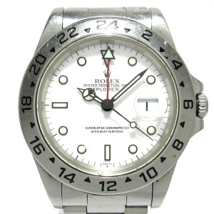ロレックス ROLEX 腕時計 エクスプローラー2 16570 メンズ SS/13コマ/1999.11 白【中古】20240508
