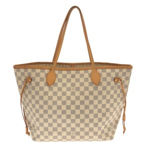 ルイヴィトン LOUIS VUITTON トートバッグ ダミエ レディース ネヴァーフルMM N51107 アズール ダミエ・キャンバス【中古】20240601