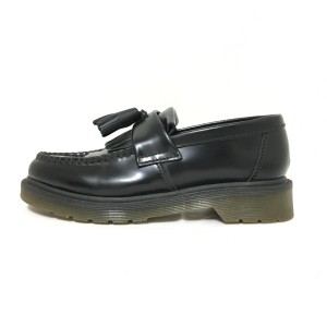 ドクターマーチン Dr.Martens ローファー UK3 レディース - 黒 レザー【中古】20240331