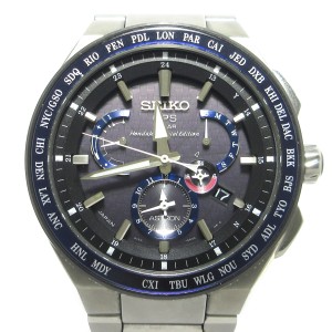 SEIKO セイコー 腕時計 ASTRON アストロン GPSソーラー ブラック 黒文字盤 8X82-0AB0 ソーラー チタン    メンズ 定番【品】
